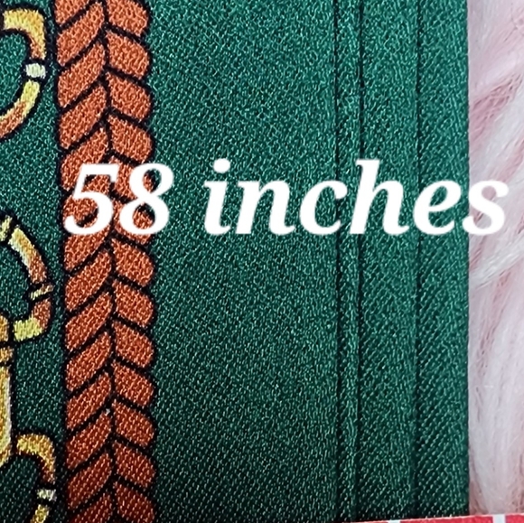 Chain Link Print Scarf 58 inches long - Picture 5 of 9